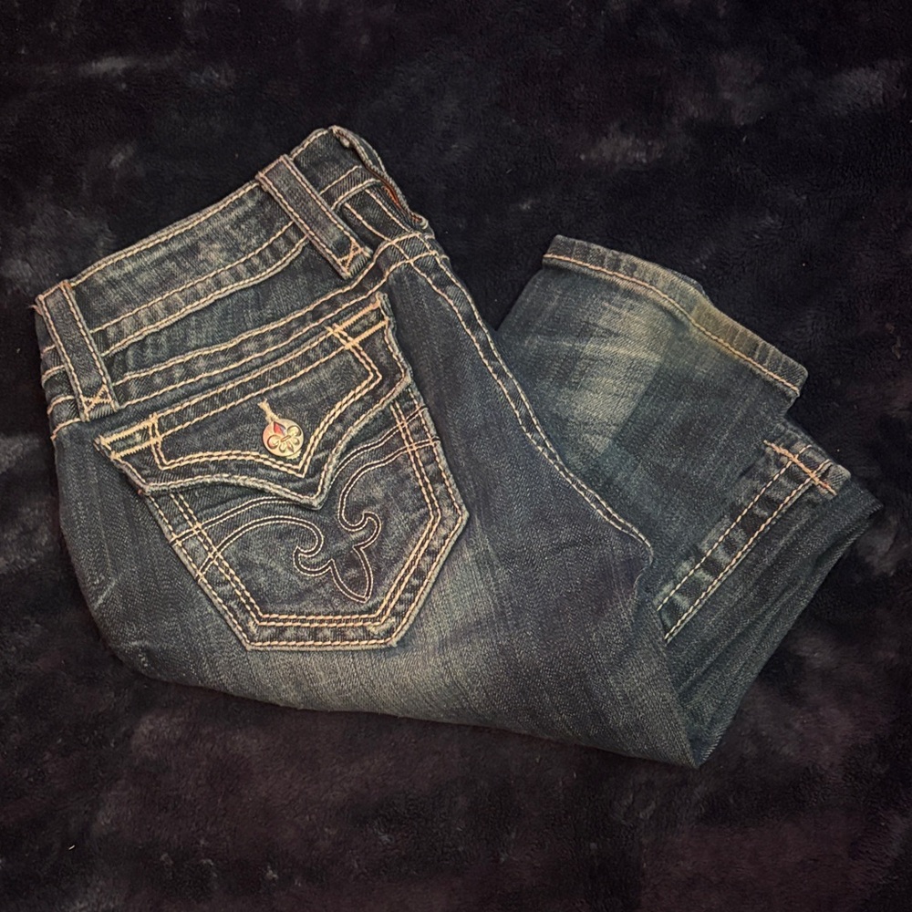 Y2K Rock Revival Blue Denim Jeans
